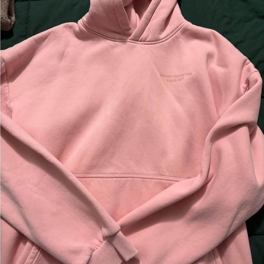 Pink Hoodie Sweatshirt